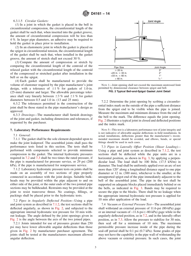 ASTM D4161-14 - Standard Specification for  &ldquo;Fiberglass&rdquo; &#40;Glass-Fiber-Reinforced Thermosetting-Resin&#41;  Pipe Joints Using Flexible Elastomeric Seals