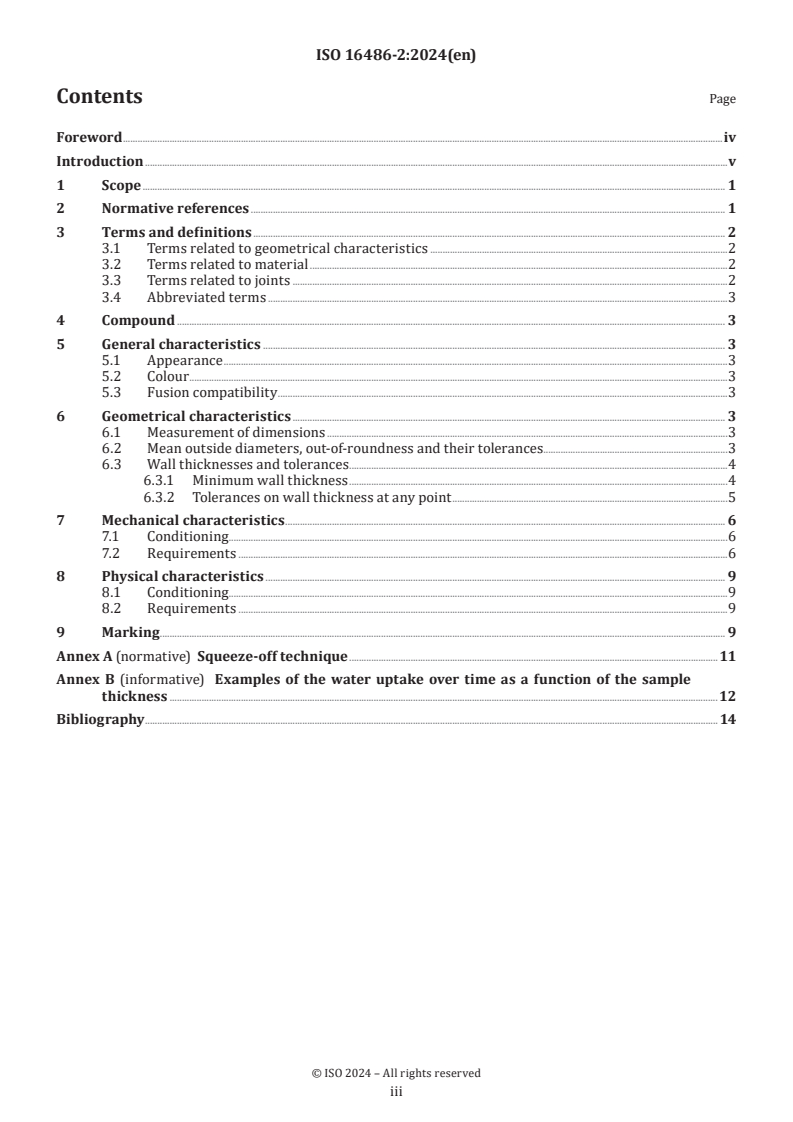 ISO 16486-2:2024 - Plastics piping systems for the supply of gaseous fuels — Unplasticized polyamide (PA-U) piping systems with fusion jointing and mechanical jointing — Part 2: Pipes
Released:11/28/2024