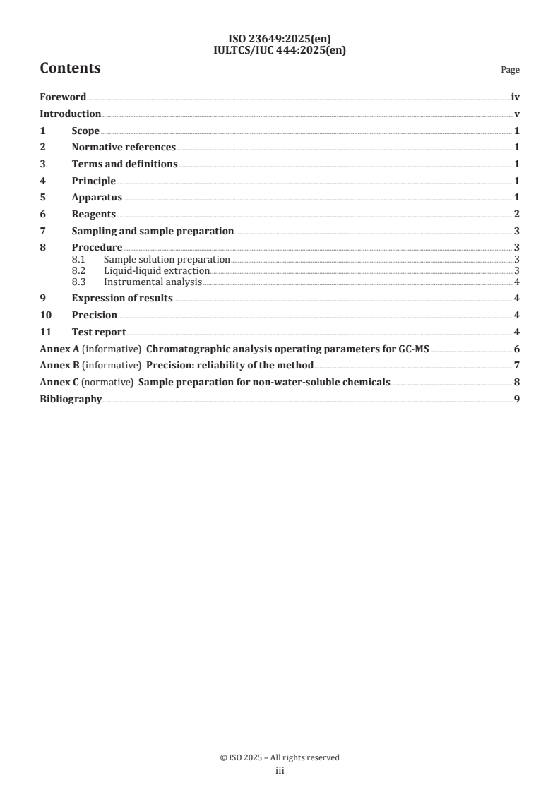 ISO 23649:2025 - Chemicals for the leather tanning industry — Determination of cyclosiloxanes
Released:14. 02. 2025