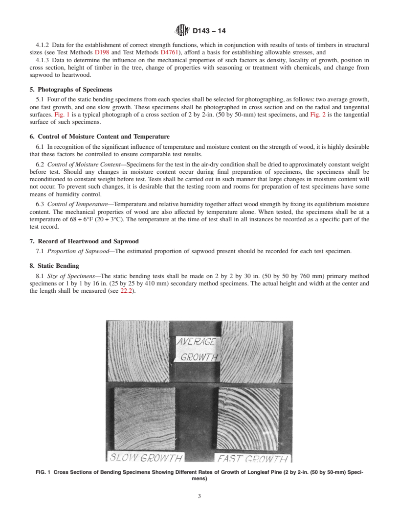 REDLINE ASTM D143-14 - Standard Test Methods for  Small Clear Specimens of Timber