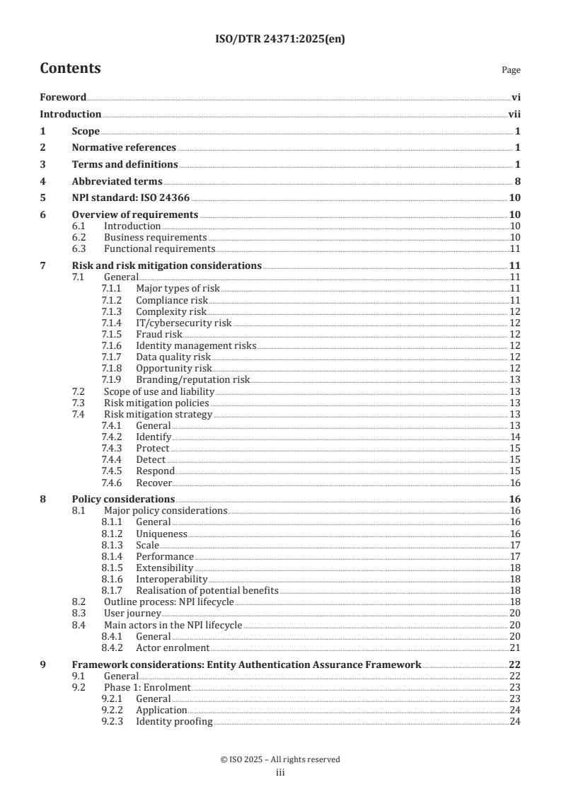ISO/DTR 24371 - Financial services — Natural person identifier (NPI) — Natural person identifier lifecycle operation and management
Released:7. 05. 2025