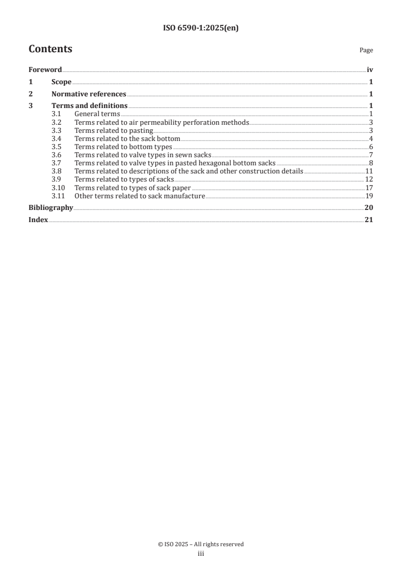 ISO 6590-1:2025 - Packaging — Vocabulary — Part 1: Paper sacks
Released:11. 04. 2025