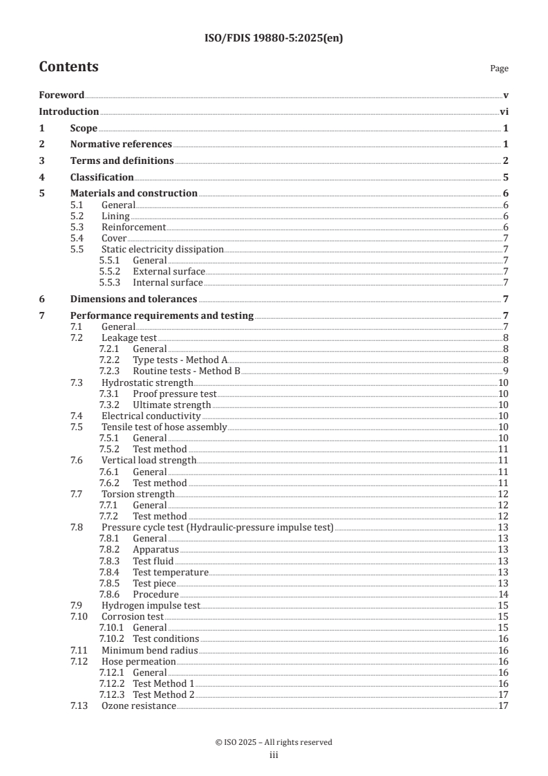 ISO/FDIS 19880-5 - Gaseous hydrogen — Fuelling stations — Part 5: Dispenser hoses and hose assemblies
Released:28. 03. 2025