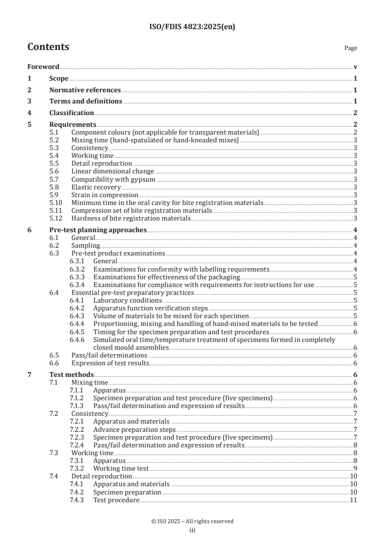 ISO/FDIS 4823 ISO/FDIS 4823 - Dentistry — Elastomeric impression and bite registration materials
Released:11. 03. 2025