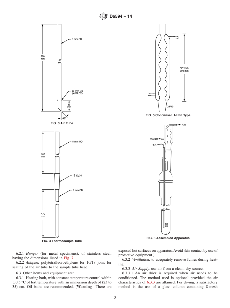 ASTM D6594-14 - Standard Test Method for  Evaluation of Corrosiveness of Diesel Engine Oil at 135&deg;C