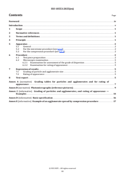 ISO 18553:2025 ISO 18553:2025 - Method for the assessment of the degree of pigment or carbon black dispersion in polyolefin pipes, fittings and compounds
Released:18. 03. 2025 - Page 3 preview