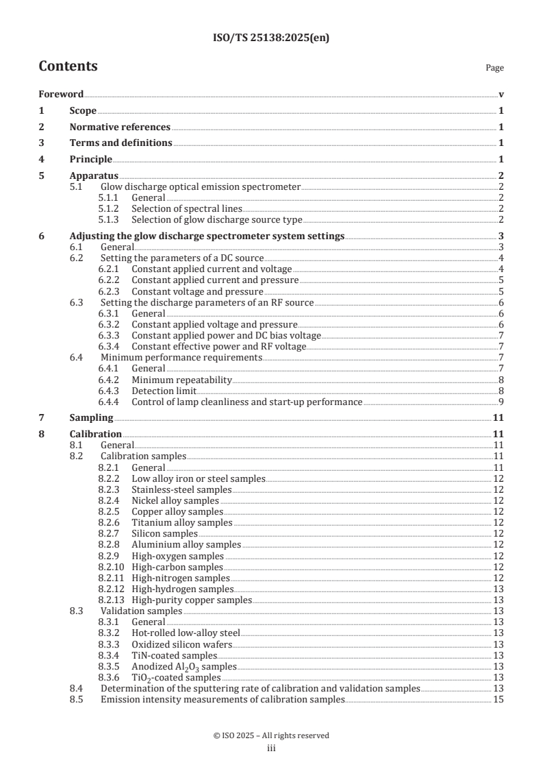 ISO/TS 25138:2025 - Surface chemical analysis — Analysis of metal oxide films by glow discharge optical emission spectrometry
Released:20. 02. 2025