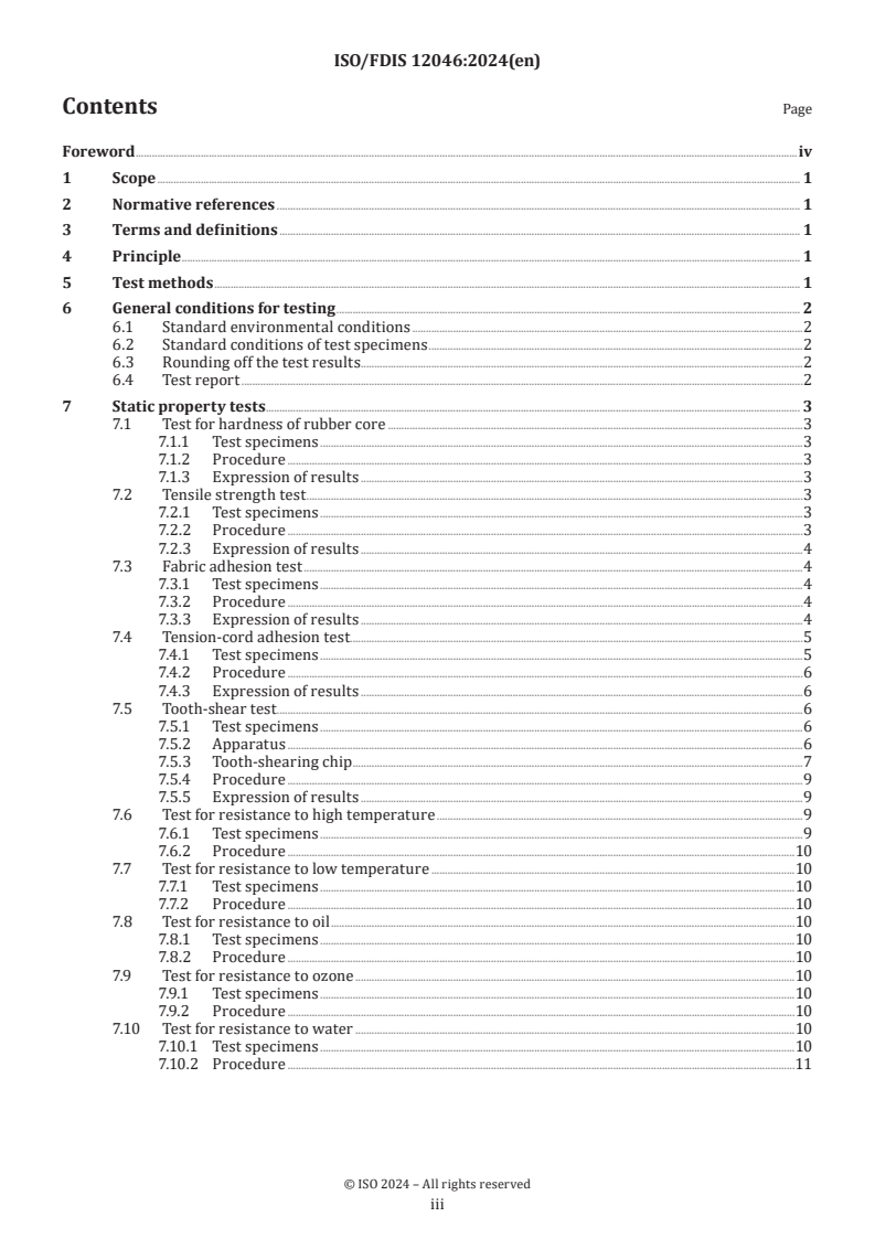 ISO/FDIS 12046 - Synchronous belt drives — Automotive belts — Determination of physical properties
Released:1. 10. 2024