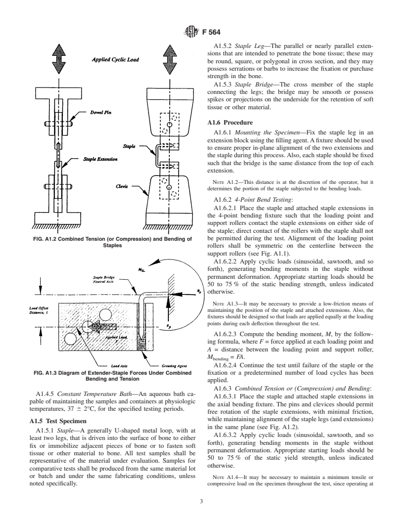 ASTM F564-02 - Standard Specification and Test Methods for Metallic Bone Staples