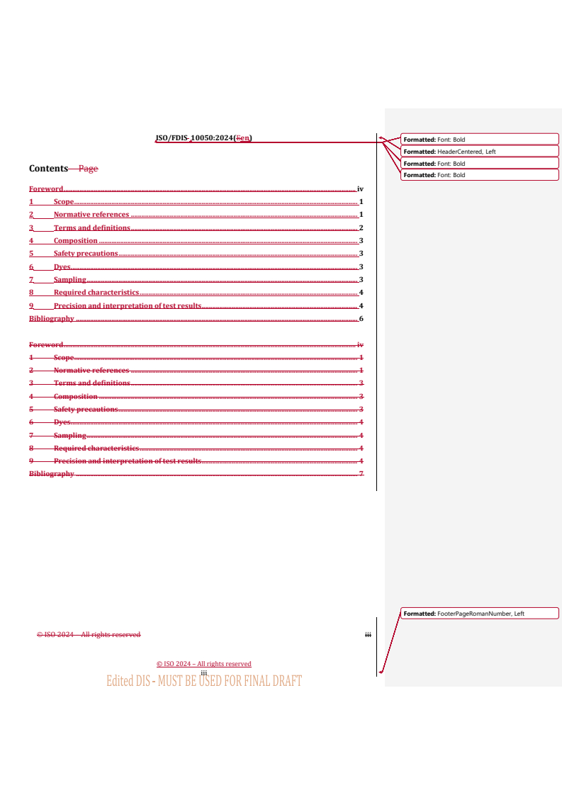 REDLINE ISO/FDIS 10050 - Lubricants, industrial oils and related products (class L) — Family T (Turbines) — Specifications of triaryl phosphate ester turbine control fluids (category ISO-L-TCD)
Released:15. 04. 2024