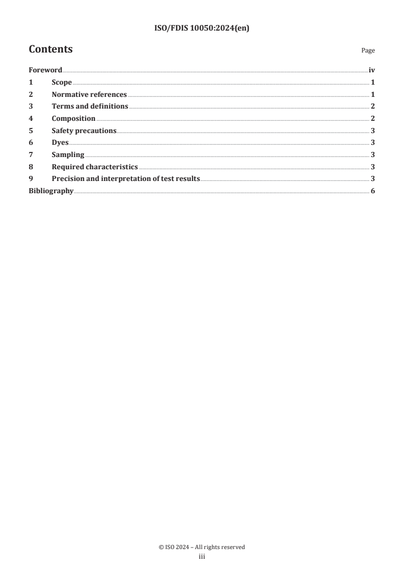 ISO/FDIS 10050 - Lubricants, industrial oils and related products (class L) — Family T (Turbines) — Specifications of triaryl phosphate ester turbine control fluids (category ISO-L-TCD)
Released:15. 04. 2024