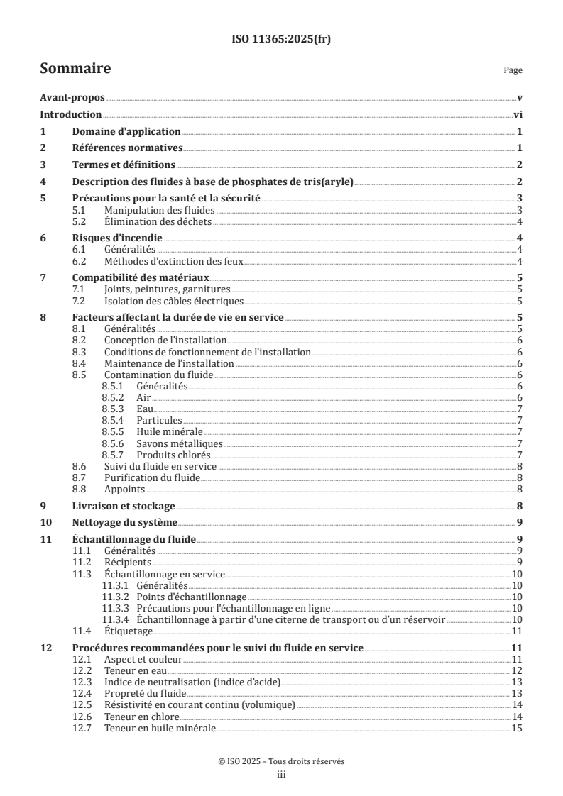 ISO 11365:2025 - Produits pétroliers et produits connexes — Utilisation et maintenance des fluides de régulation de turbines à base de phosphates de tris(aryle) — Recommandations et exigences
Released:2. 05. 2025