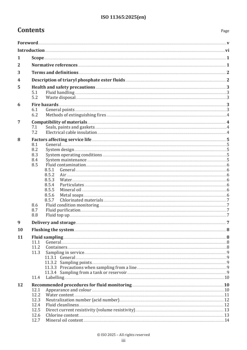 ISO 11365:2025 - Petroleum and related products — Maintenance and use of triaryl phosphate ester turbine control fluids — Guidance and requirements
Released:2. 05. 2025