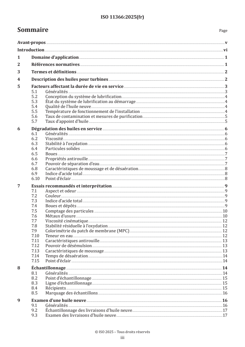 ISO 11366:2025 - Produits pétroliers et produits connexes — Suivi en service des huiles lubrifiantes pour turbines à vapeur, à gaz et à cycle combiné — Recommandations et exigences
Released:6. 05. 2025