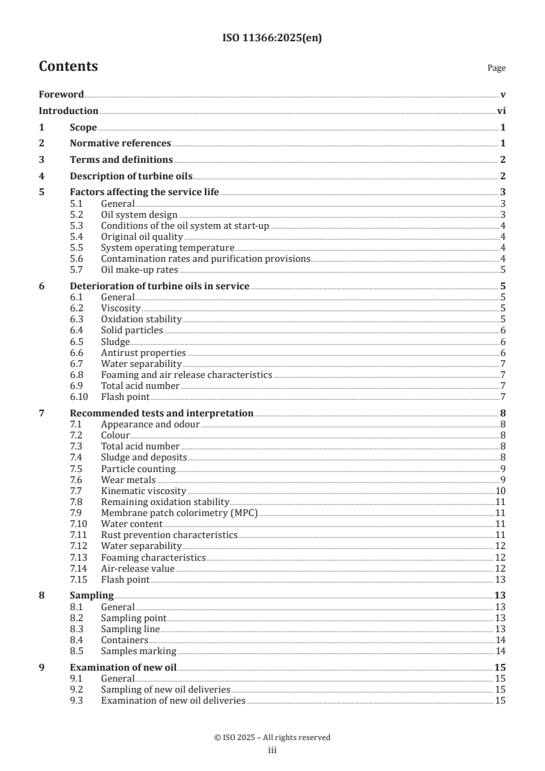 ISO 11366:2025 - Petroleum and related products — In-servicing of steam, gas and combined cycle turbines lubricating oils — Guidance and requirements
Released:6. 05. 2025