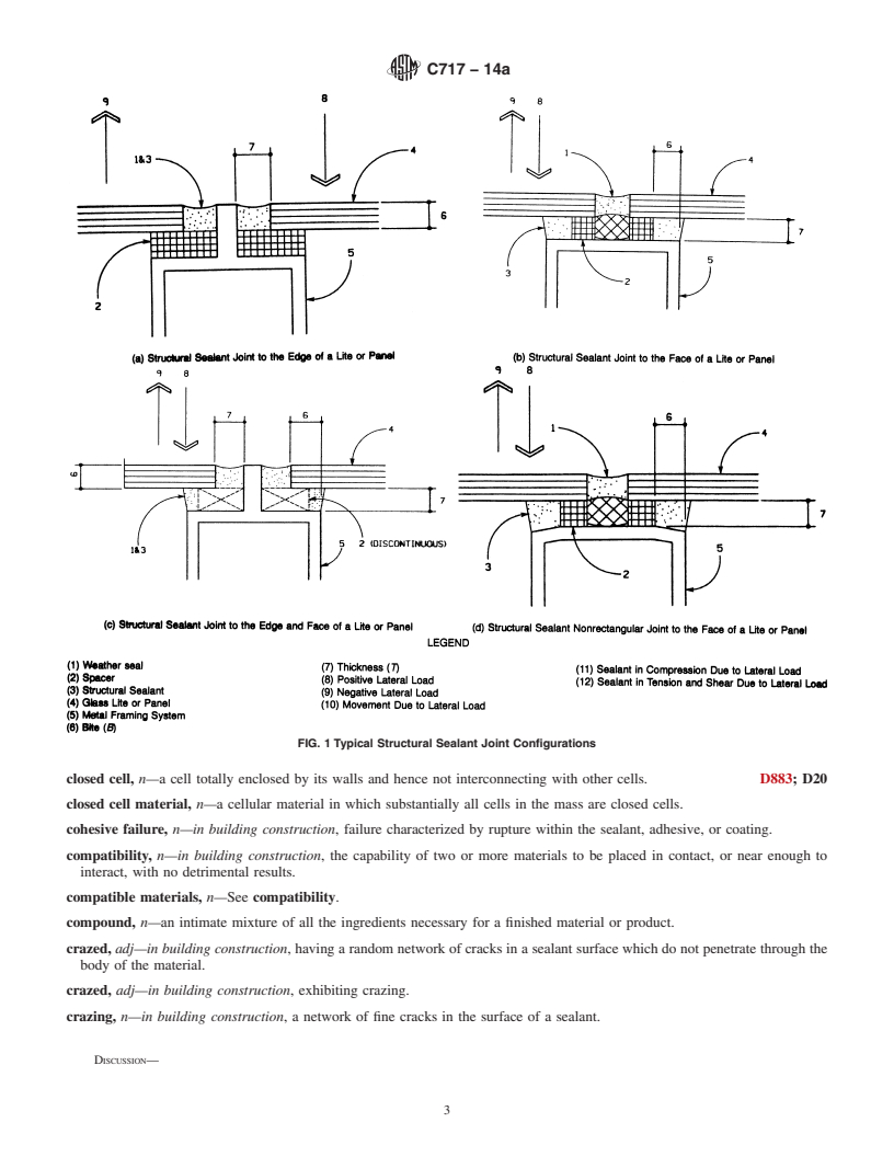 REDLINE ASTM C717-14a - Standard Terminology of  Building Seals and Sealants