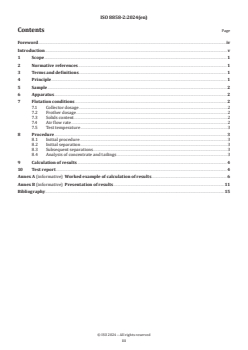 ISO 8858-2:2024 ISO 8858-2:2024 - Coal — Froth flotation testing — Part 2: Sequential evaluation
Released:6. 09. 2024 - Page 3 preview