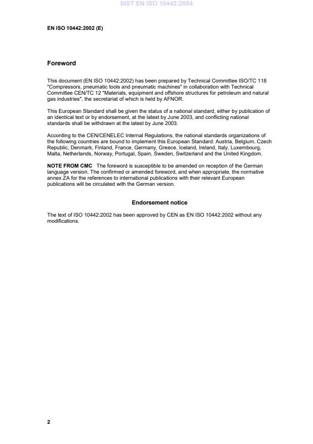 SIST EN ISO 10442:2004 SIST EN ISO 10442:2004 - Page 4 preview