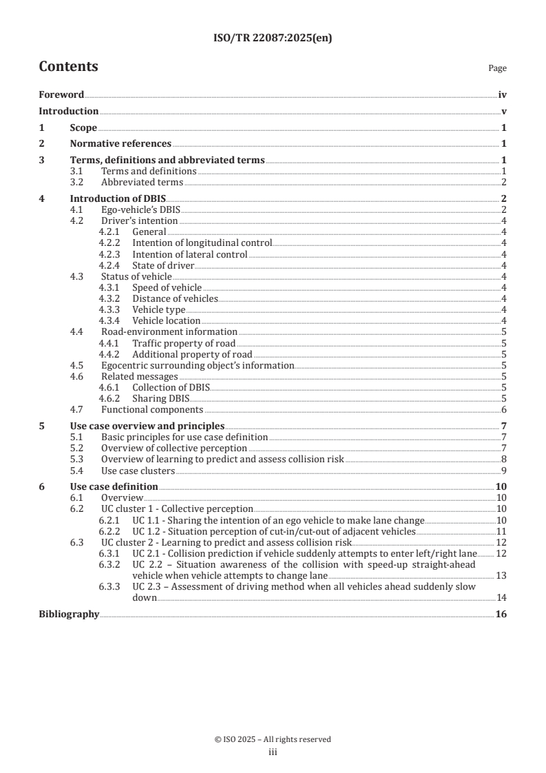 ISO/TR 22087:2025 - Intelligent transport systems — Collection of agent behaviour information and sharing between ITS stations
Released:12. 05. 2025