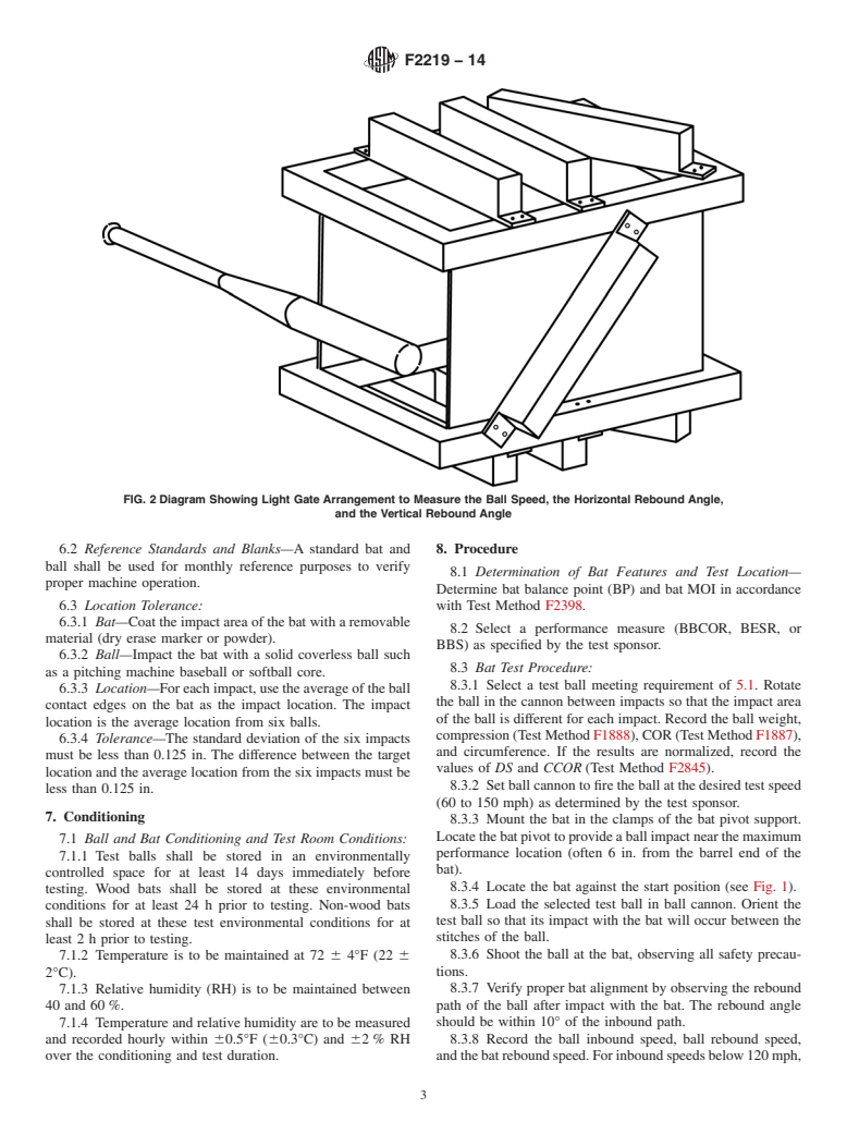 ASTM F2219-14 - Standard Test Methods for  Measuring High-Speed Bat Performance