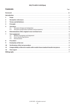 ISO/TS 6892-5:2025 - Metallic materials — Tensile testing — Part 5: Specification for testing miniaturised test pieces
Released:12. 02. 2025 - Page 3 preview