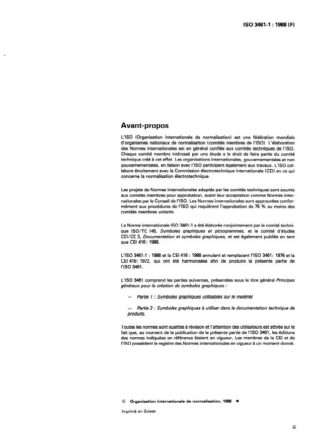 ISO 3461-1:1988 - Principes généraux pour la création de symboles graphiques