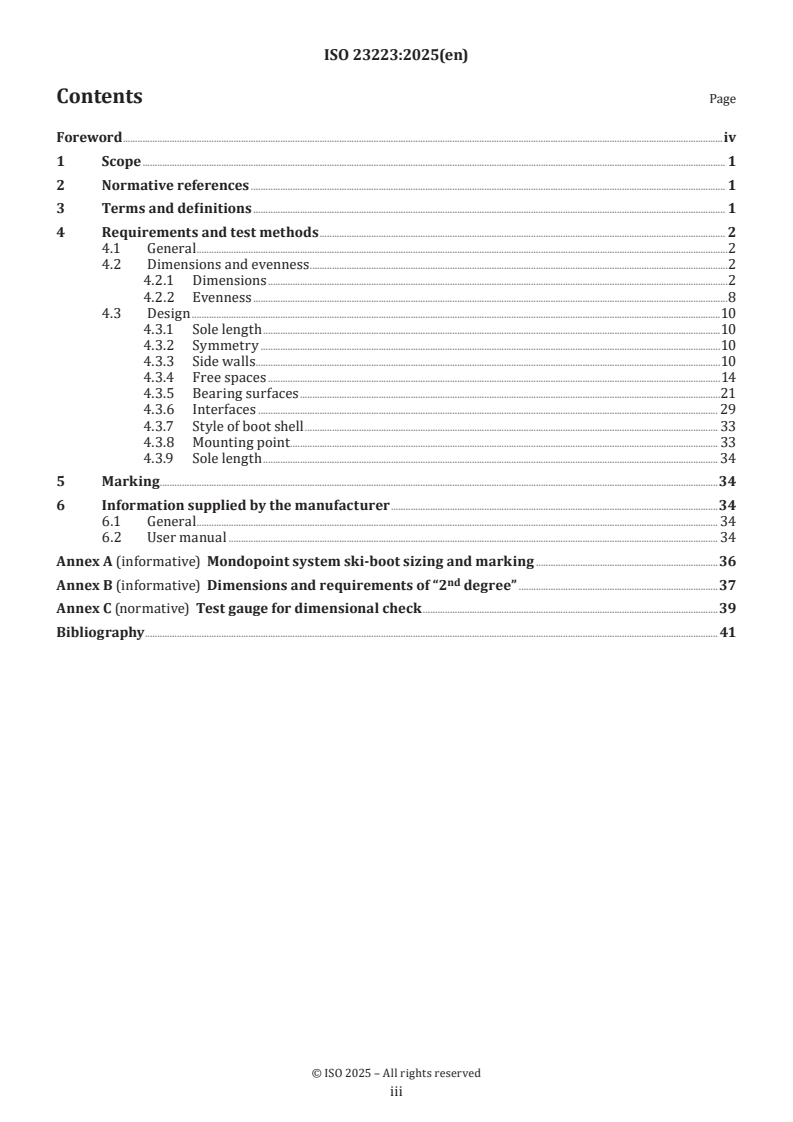 ISO 23223:2025 - Alpine ski boots with improved walking soles — Interface with alpine ski-bindings — Requirements, test methods and marking
Released:19. 02. 2025