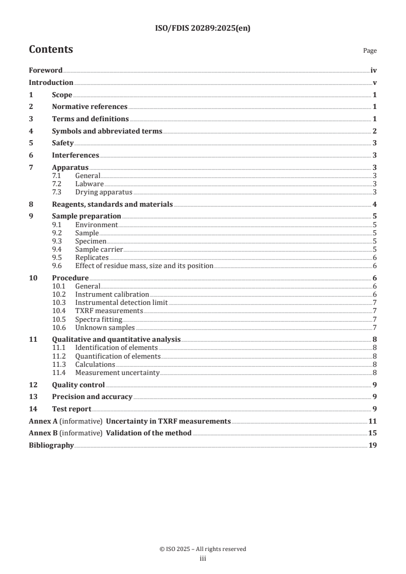 ISO/FDIS 20289 - Surface chemical analysis — Total reflection X-ray fluorescence analysis of water
Released:20. 02. 2025