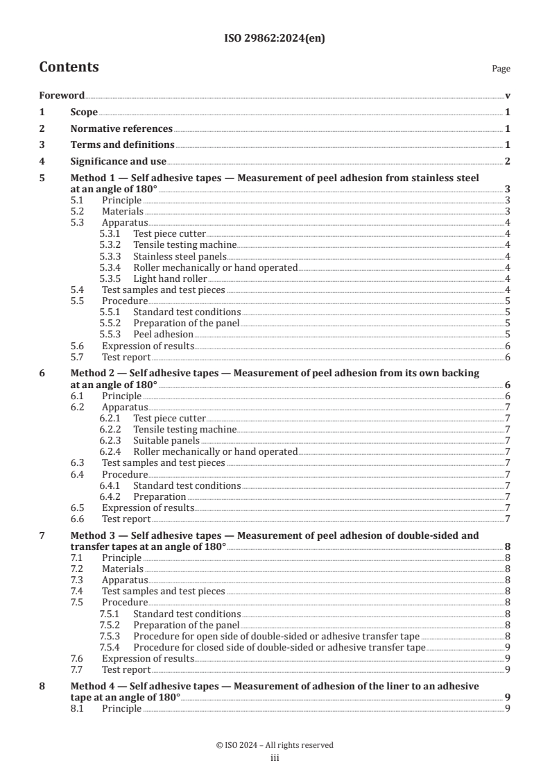 ISO 29862:2024 - Self adhesive tapes — Determination of peel adhesion properties
Released:12/3/2024