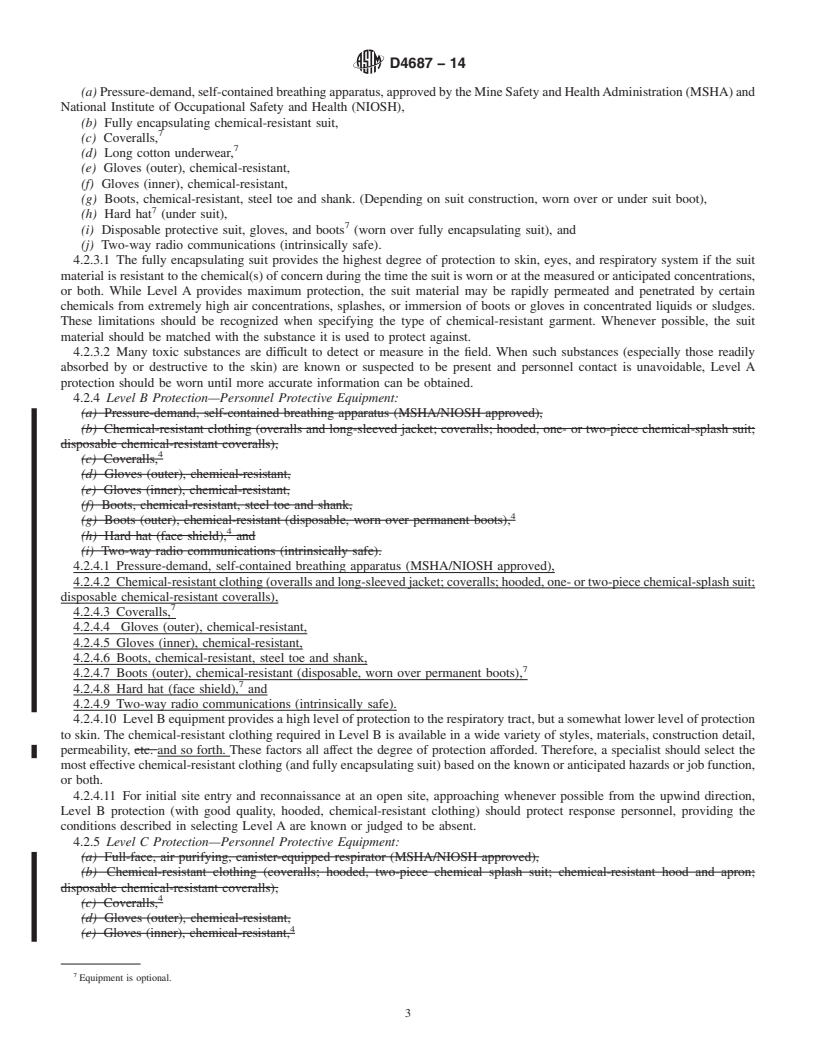 REDLINE ASTM D4687-14 - Standard Guide for  General Planning of Waste Sampling