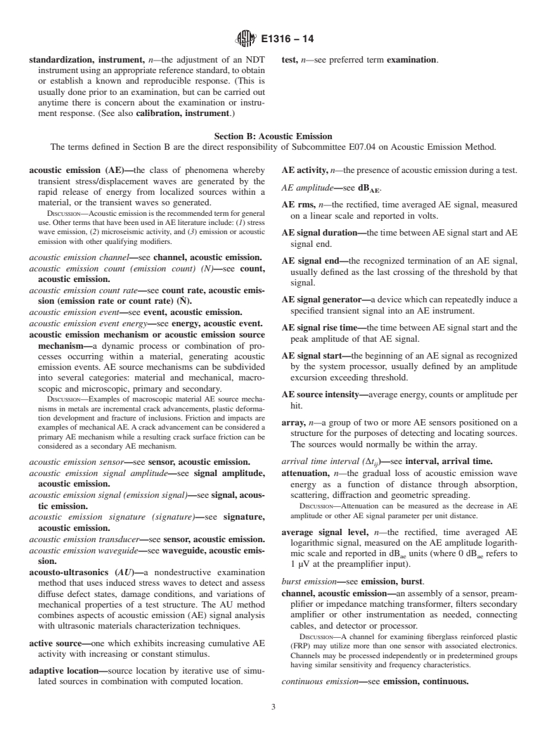 ASTM E1316-14 - Standard Terminology for  Nondestructive Examinations