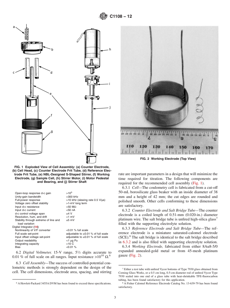 ASTM C1108-12 - Standard Test Method for  Plutonium by Controlled-Potential Coulometry