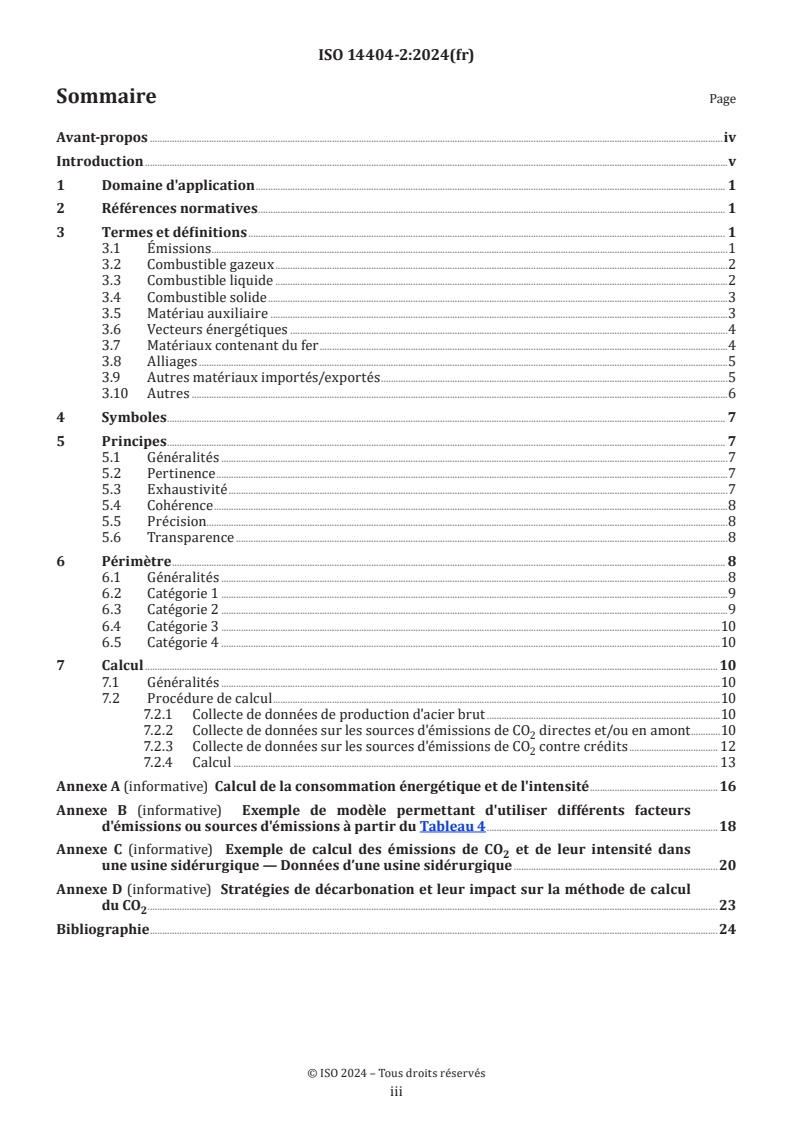 ISO 14404-2:2024 - Méthode de calcul de l'intensité de l'émission de dioxyde de carbone de la production de la fonte et de l'acier — Partie 2: Usine sidérurgique équipée d'un four électrique à arc (FEA)
Released:16. 09. 2024