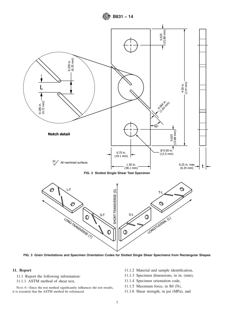 ASTM B831-14 - Standard Test Method for Shear Testing of Thin Aluminum Alloy Products