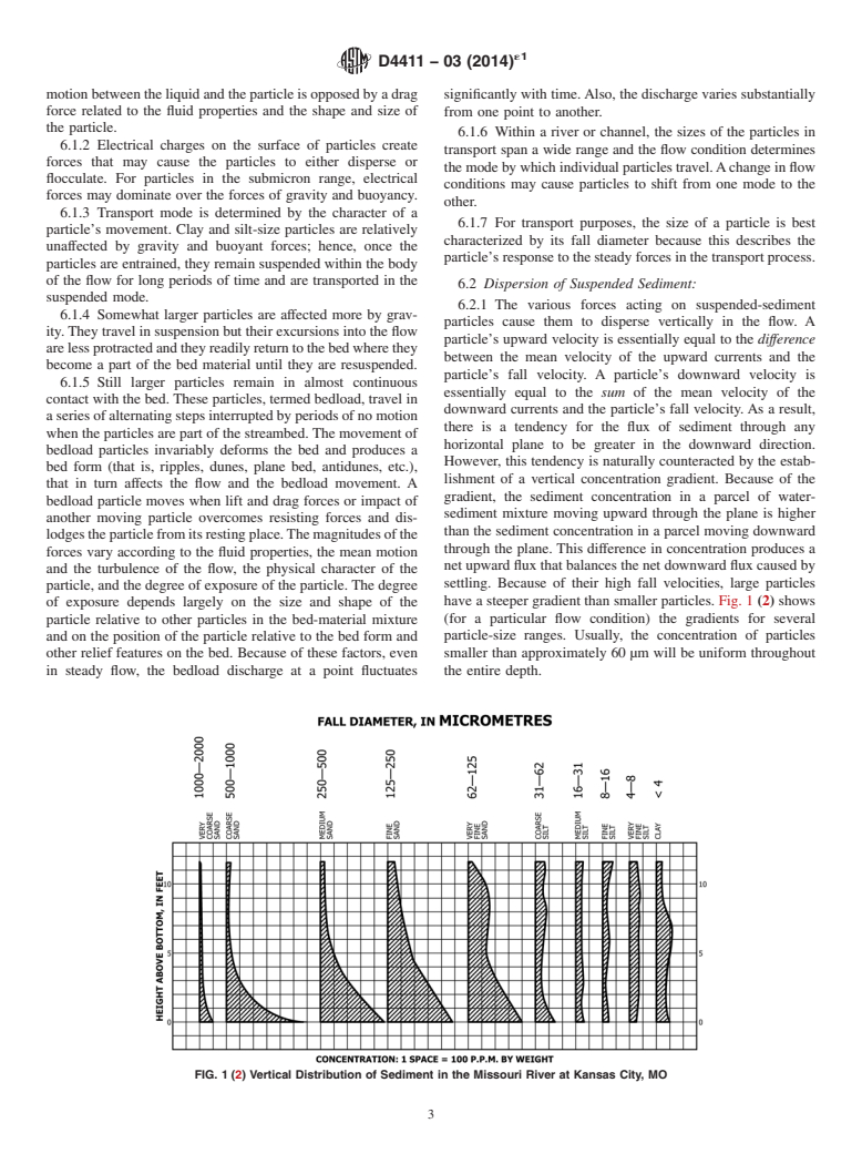 ASTM D4411-03(2014)e1 - Standard Guide for  Sampling Fluvial Sediment in Motion