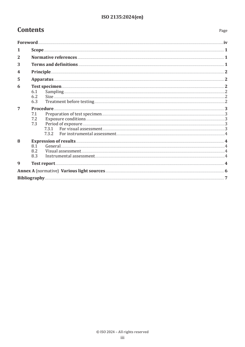 ISO 2135:2024 - Anodizing of aluminium and its alloys — Accelerated test of light fastness of coloured anodic oxidation coatings using artificial light
Released:1. 10. 2024