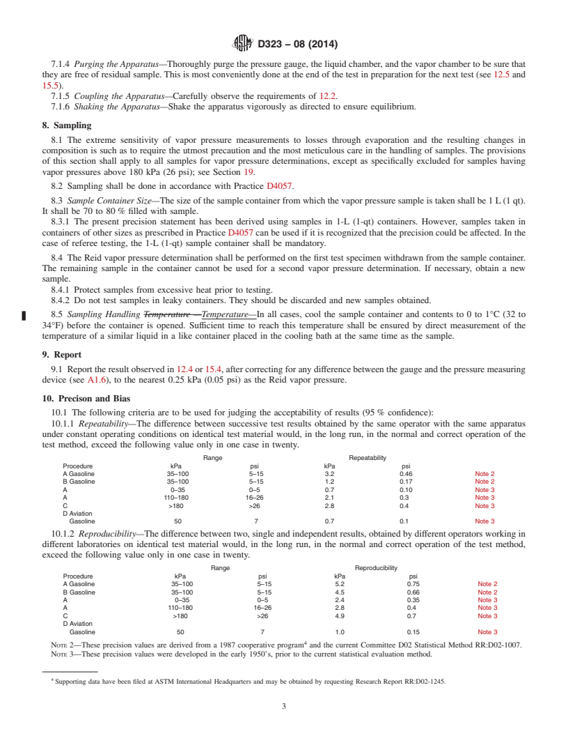 REDLINE ASTM D323-08(2014) - Standard Test Method for  Vapor Pressure of Petroleum Products &#40;Reid Method&#41;