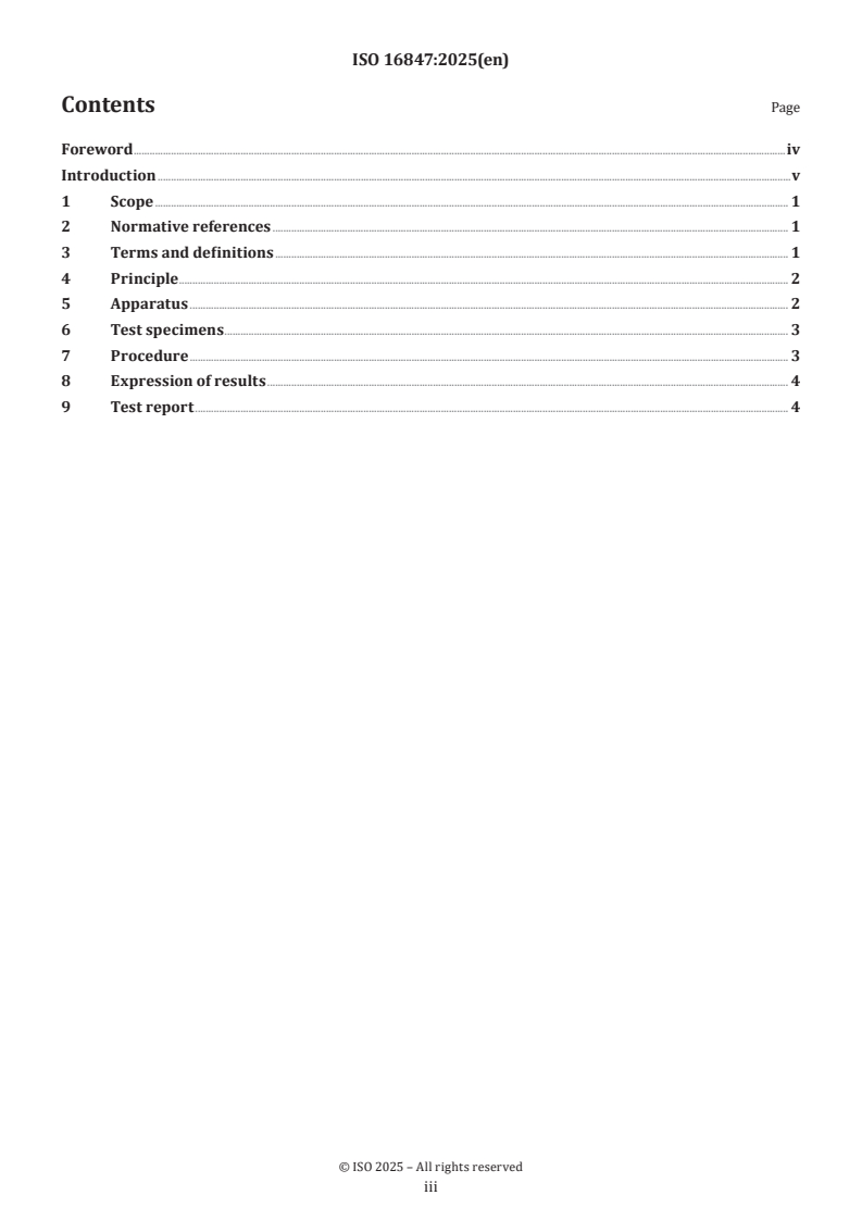 ISO 16847:2025 - Textiles — Test method for assessing the matting appearance of napped fabrics after cleansing
Released:26. 02. 2025