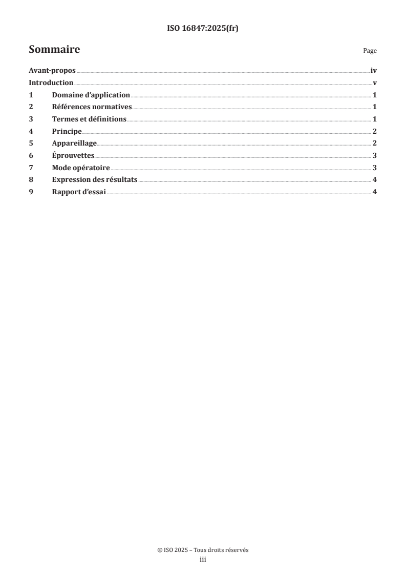 ISO 16847:2025 - Textiles — Méthode d'essai pour l'évaluation de l'aspect du moutonnement des étoffes grattées après nettoyage
Released:26. 02. 2025