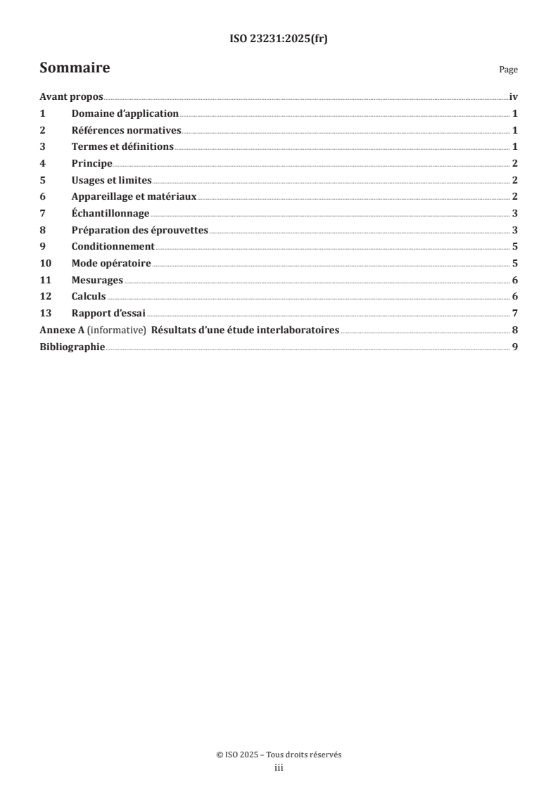 ISO 23231:2025 - Textiles — Détermination des variations dimensionnelles des étoffes — Méthode machine accélérée
Released:14. 03. 2025