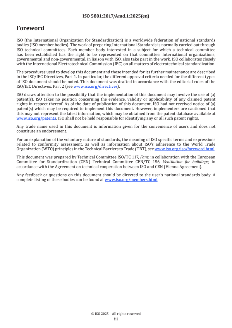 ISO 5801:2017/Amd 1:2025 - Fans — Performance testing using standardized airways — Amendment 1
Released:10. 01. 2025