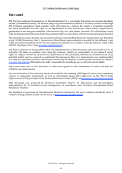 ISO 30301:2019/Amd 1:2024 - Information and documentation — Management systems for records — Requirements — Amendment 1: Climate action changes
Released:23. 02. 2024 - Page 3 preview