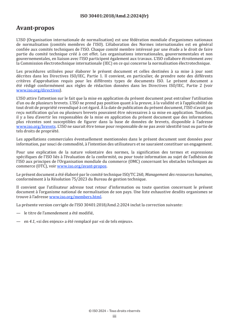 ISO 30401:2018/Amd 2:2024 - Systèmes de management des connaissances — Exigences — Amendement 2: Changements concernant les actions en lien avec le climat
Released:8/30/2024