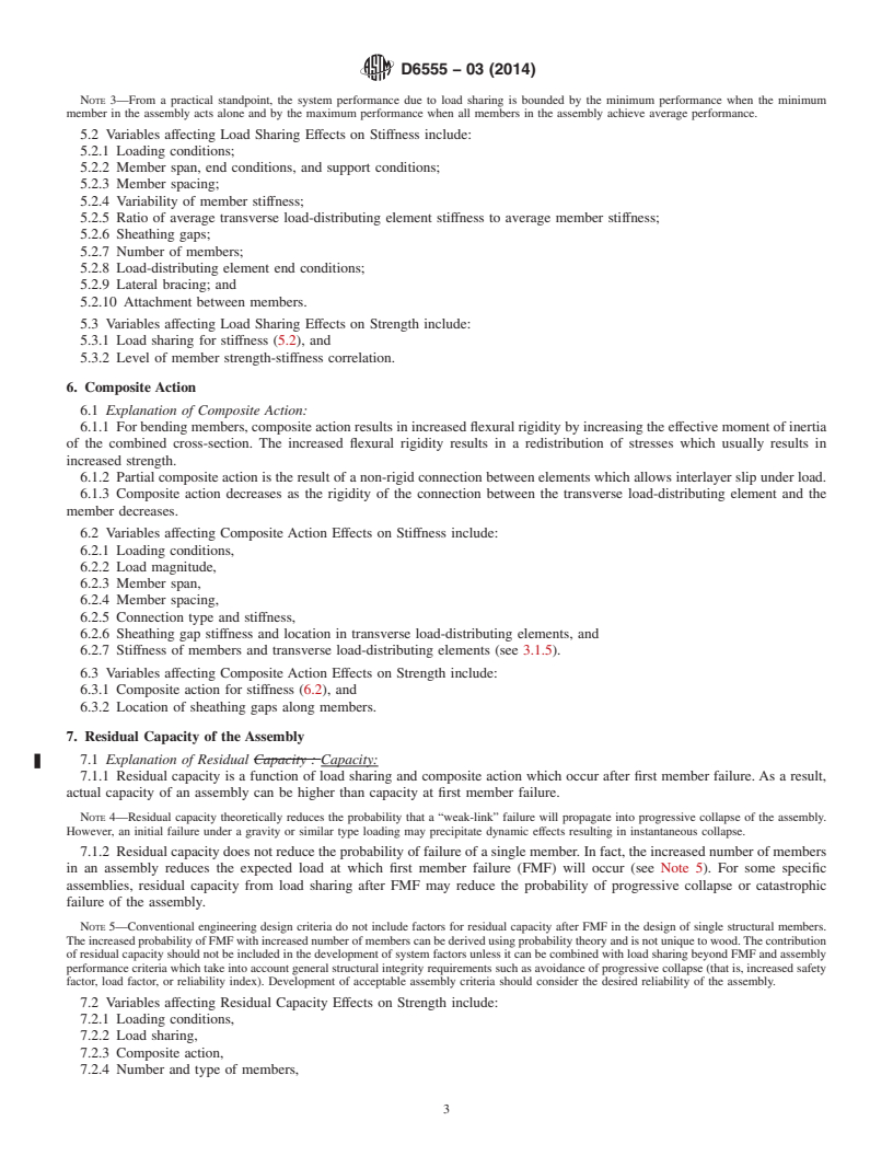 REDLINE ASTM D6555-03(2014) - Standard Guide for  Evaluating System Effects in Repetitive-Member Wood Assemblies