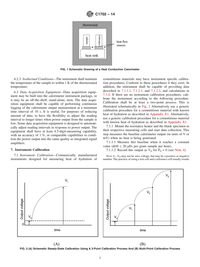 ASTM C1702-14 - Standard Test Method for  Measurement of Heat of Hydration of Hydraulic Cementitious  Materials Using Isothermal Conduction Calorimetry