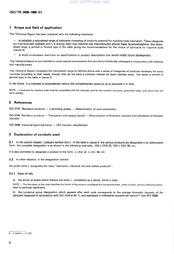 ISO/TR 3498:1986 ISO/TR 3498:1996 - Page 4 preview