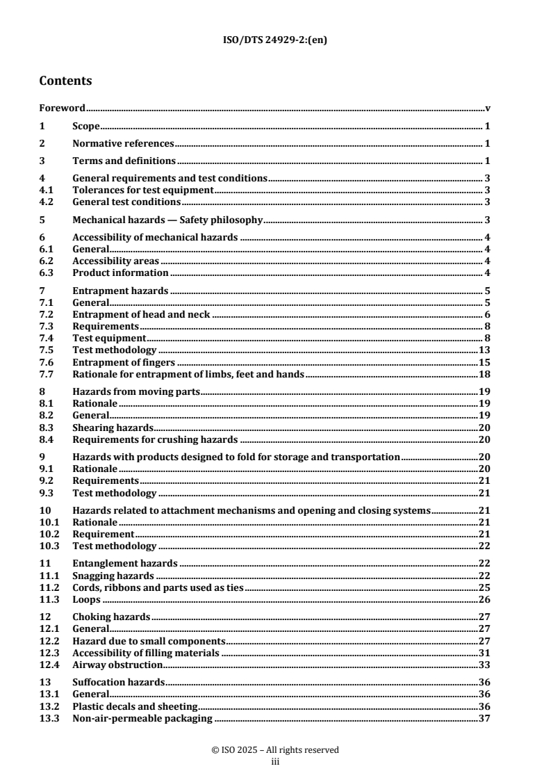 REDLINE ISO/DTS 24929-2 - Child care articles — General safety — Part 2: Mechanical hazards
Released:6. 05. 2025