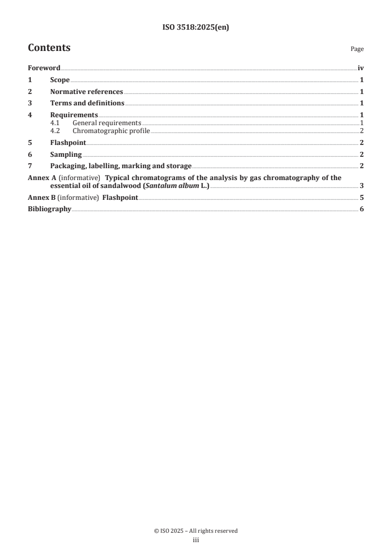 ISO 3518:2025 - Essential oil of sandalwood (Santalum album L.)
Released:7. 01. 2025