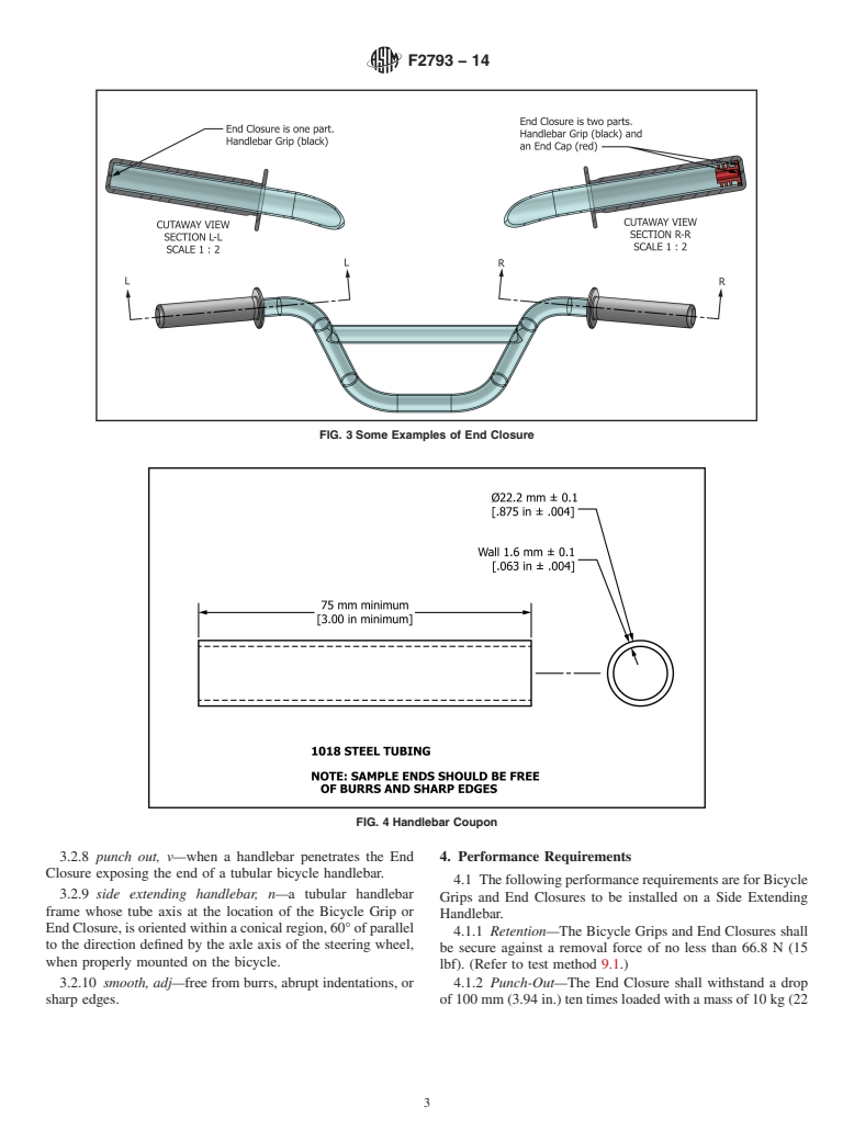 ASTM F2793-14 - Standard Specification for Bicycle Grips