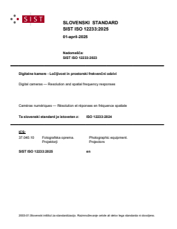 SIST ISO 12233:2025 SIST ISO 12233:2025 - BARVE - Page 1 preview